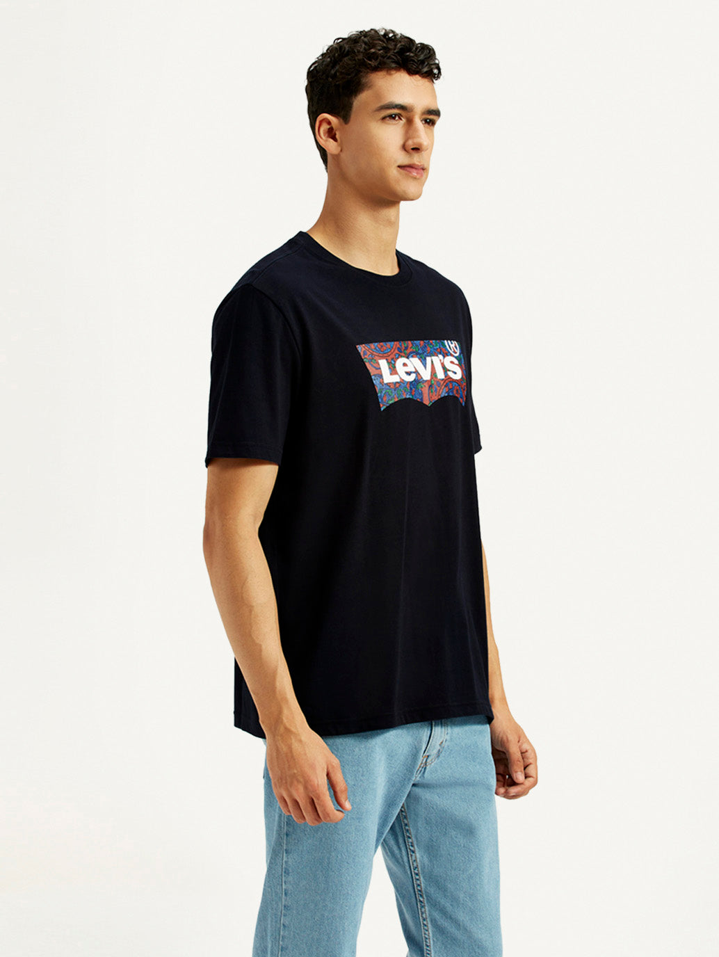 Men's Graphic Regular Fit T-Shirt - Side View