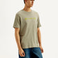 Men's Typography Crew Neck T-shirt - Side View