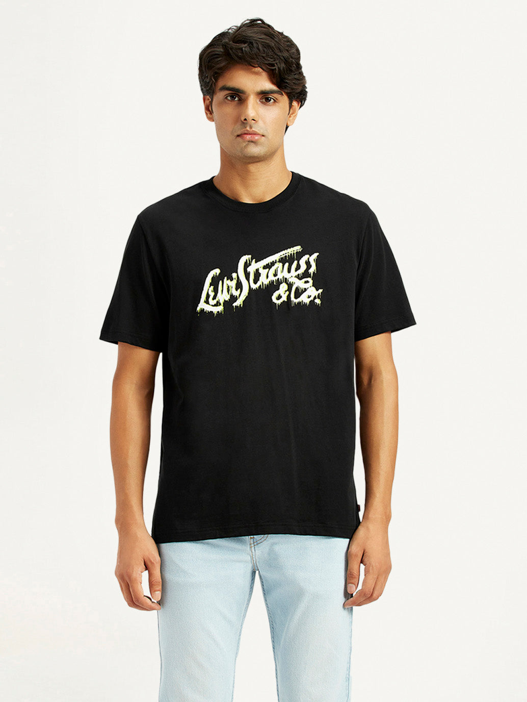 Men's Graphic Regular Fit T-Shirt - Front View