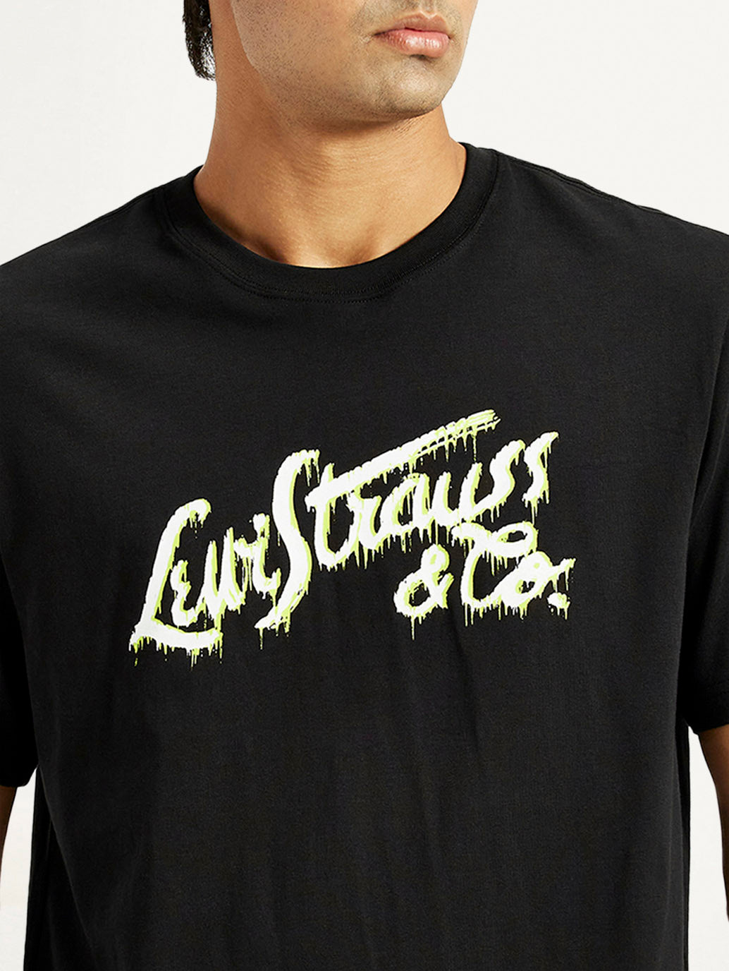 Men's Graphic Regular Fit T-Shirt - Detail View