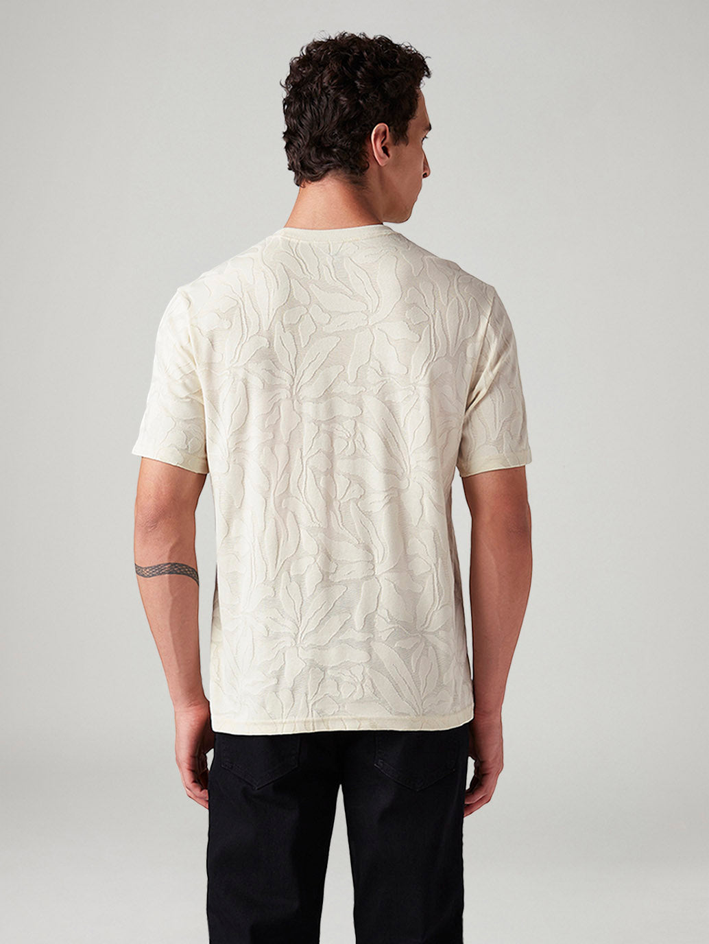 Men's Self-Design Regular Fit T-Shirt - 20 View