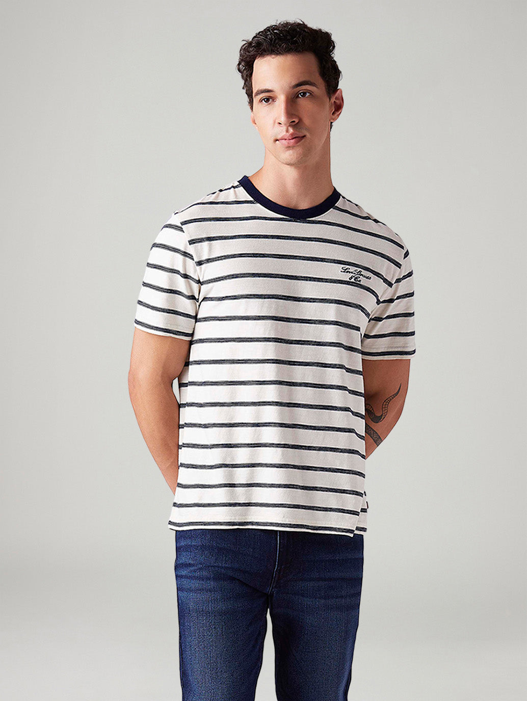 Men's Striped Regular Fit T-Shirt
