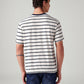 Men's Striped Regular Fit T-Shirt - Back View