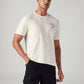 Men's Solid Regular Fit Textured T-Shirt - Styleshot View