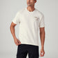 Men's Solid Regular Fit Textured T-Shirt - Front View
