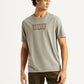 Men's Brand Logo Grey Crew Neck T-shirt - Styleshot View