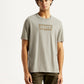 Men's Brand Logo Grey Crew Neck T-shirt - Front View