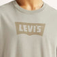 Men's Brand Logo Grey Crew Neck T-shirt - Detail View