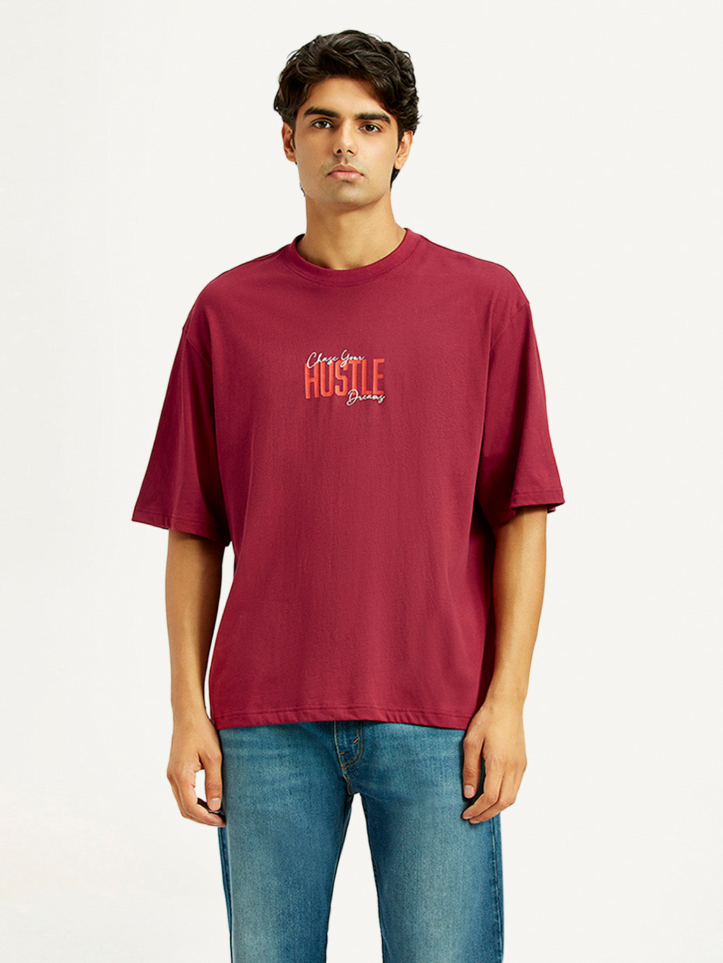Men's Graphic Regular Fit T-Shirt - Front View