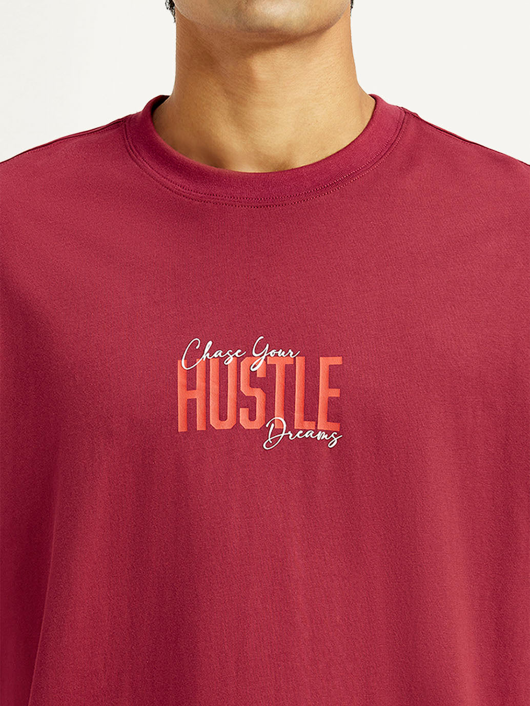 Men's Graphic Regular Fit T-Shirt - Detail View