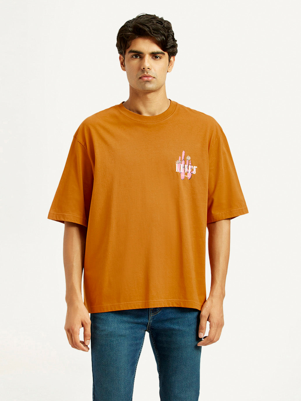 Men's Graphic Regular Fit T-Shirt - Front View