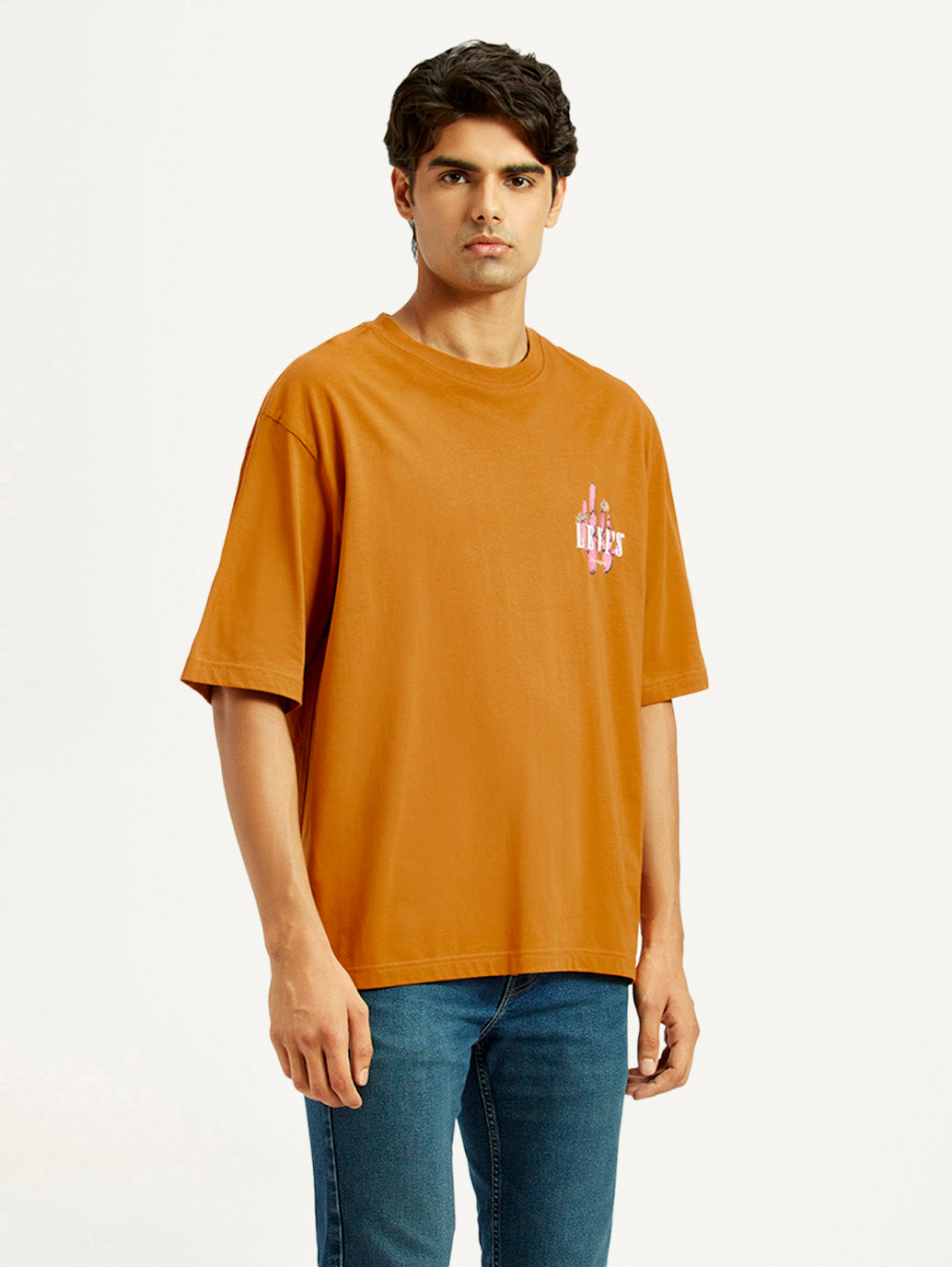 Men's Graphic Regular Fit T-Shirt - Side View