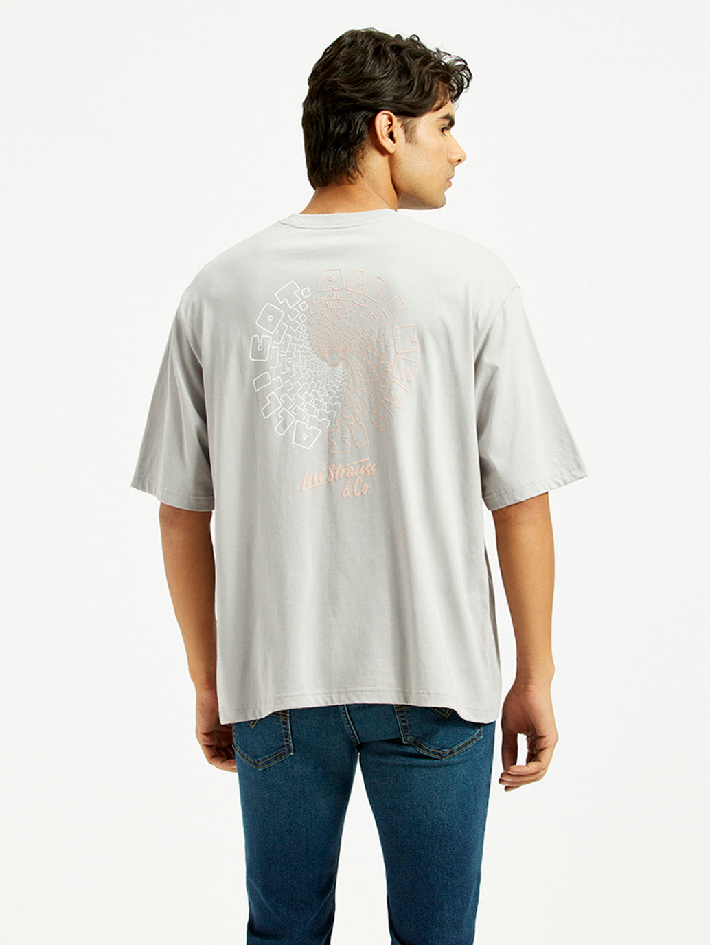 Men's Graphic Regular Fit T-Shirt - Back View