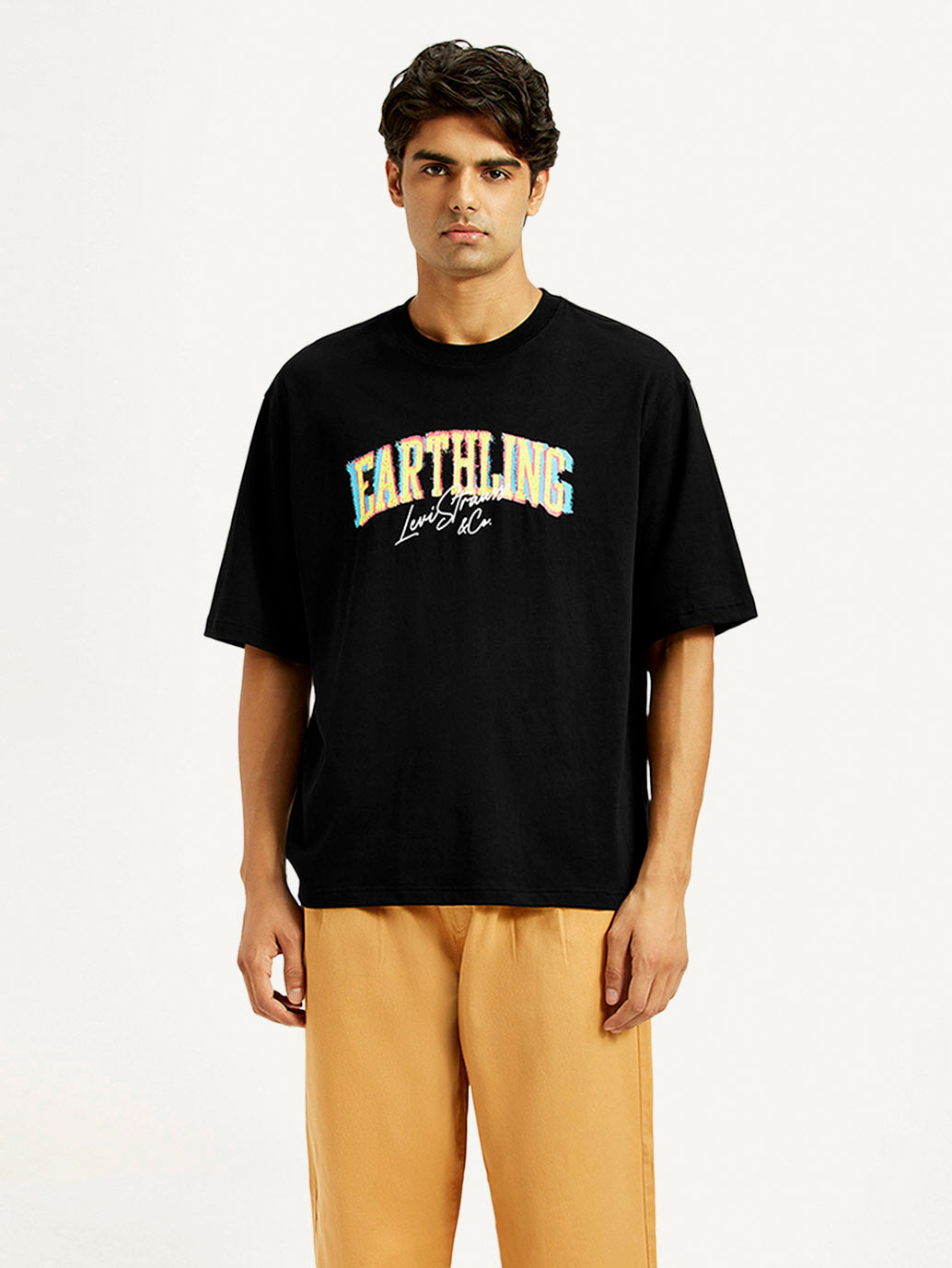 Men's Graphic Regular Fit T-Shirt - Front View