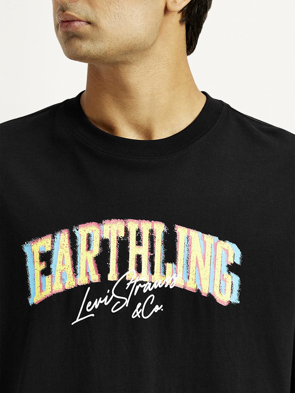 Men's Graphic Regular Fit T-Shirt - Detail View