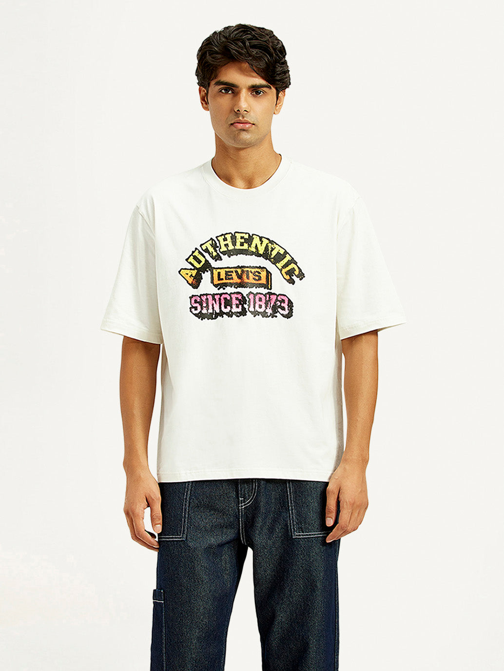 Men's Graphic Regular Fit T-Shirt - Front View