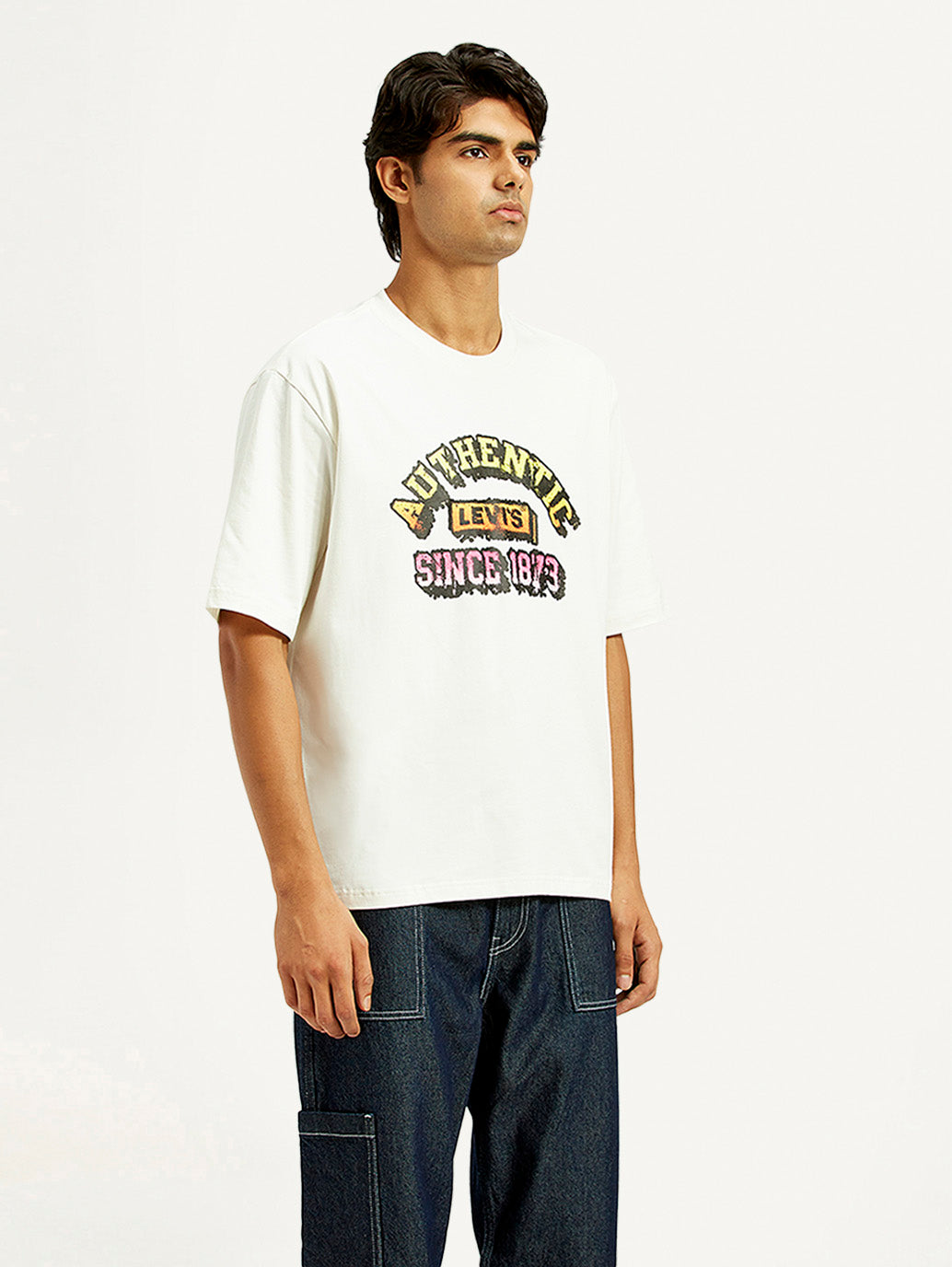 Men's Graphic Regular Fit T-Shirt - Side View