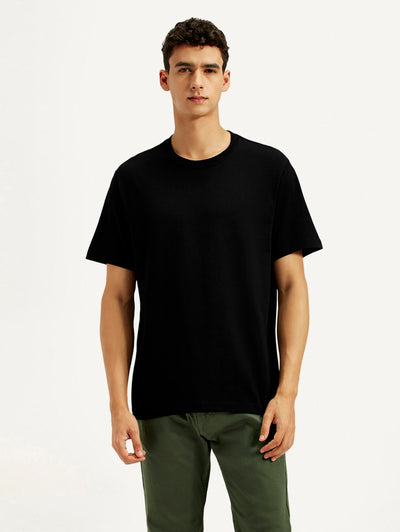 Men's Solid Crew Neck T-shirt-image-14