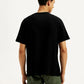 Men's Solid Crew Neck T-shirt - Back View