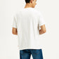 Men's Solid Crew Neck T-shirt - Back View