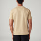 Men's Knitted Regular Fit T-Shirt - Back View