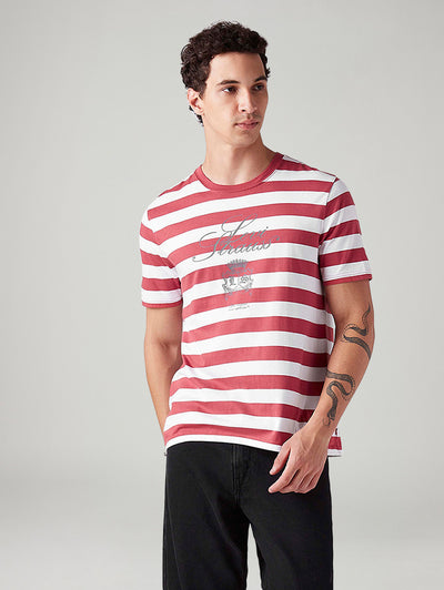 Men's Striped Regular Fit T-Shirt-image-30