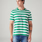 Men's Striped Regular Fit T-Shirt - Front View