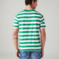 Men's Striped Regular Fit T-Shirt - Back View