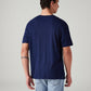 Men's Logo Printed Regular Fit T-Shirt - Back View