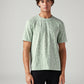 Men's Self-Design Regular Fit Textured T-Shirt - Front View