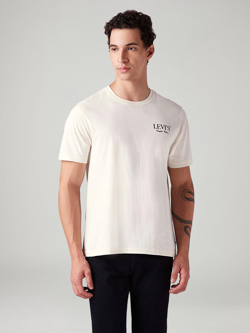 Men's Graphic Print Regular Fit T-Shirt - 20Front View