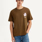 Men's Floral Crew Neck T-shirt - Styleshot View