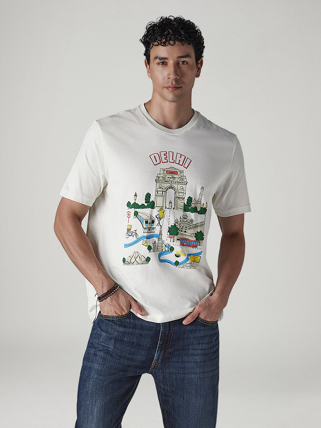Men's Graphic Print Regular Fit T-Shirt