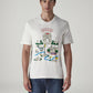 Men's Graphic Print Regular Fit T-Shirt - Front View