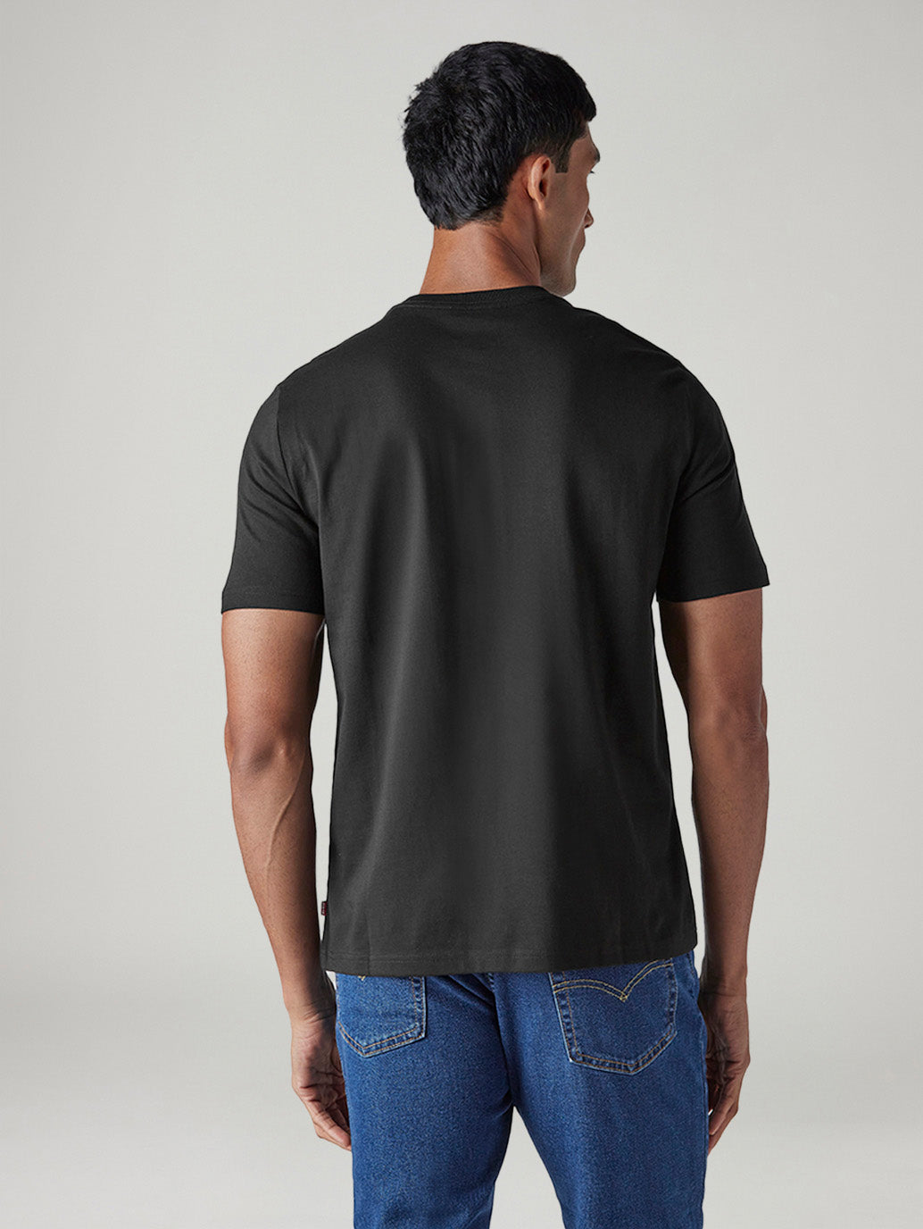 Men's Graphic Print Regular Fit Jersey T-Shirt - Back View