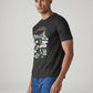 Men's Graphic Print Regular Fit Jersey T-Shirt - Side View