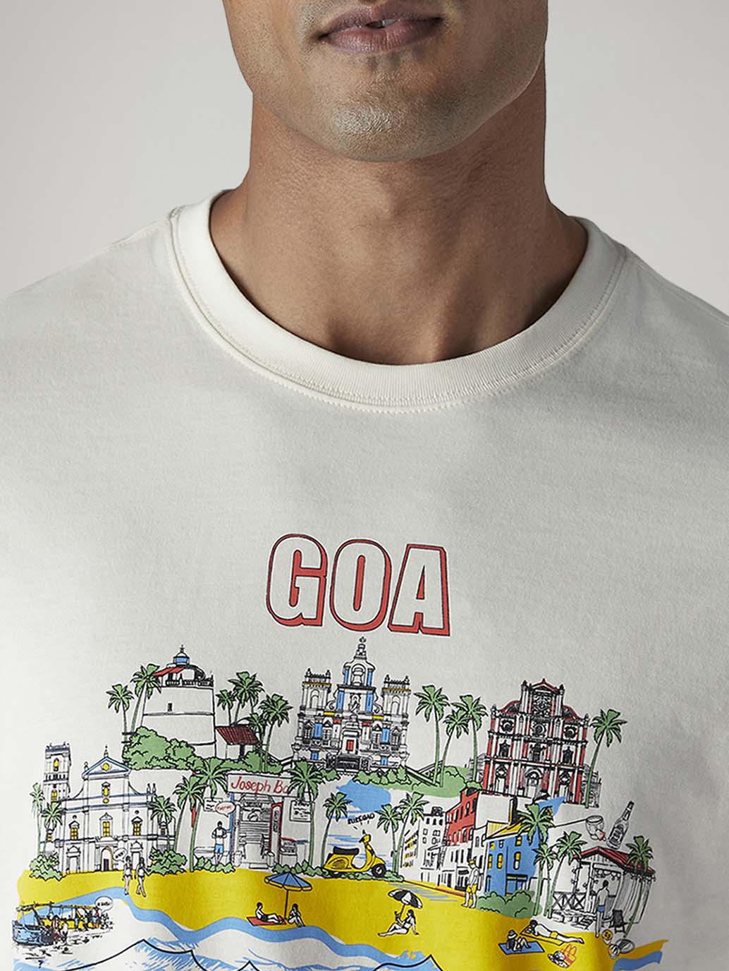 Men's Graphic Print Regular Fit Jersey T-Shirt - 20 View