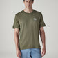 Men's Logo Regular Fit Overdyed Jersey T-Shirt - Front View