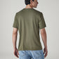Men's Logo Regular Fit Overdyed Jersey T-Shirt - Back View