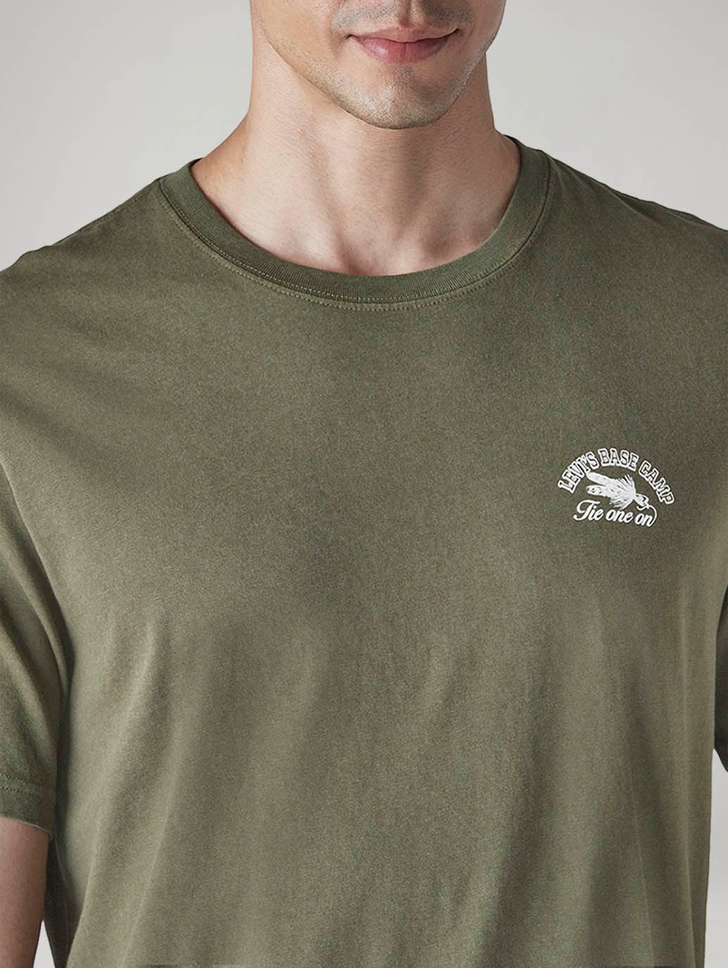 Men's Logo Regular Fit Overdyed Jersey T-Shirt - 20 View