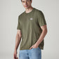Men's Logo Regular Fit Overdyed Jersey T-Shirt - Side View