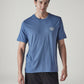 Men's Solid Regular Fit Overdyed Jersey T-Shirt - Front View