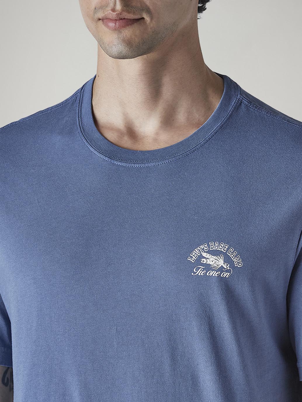 Men's Solid Regular Fit Overdyed Jersey T-Shirt - 20 View