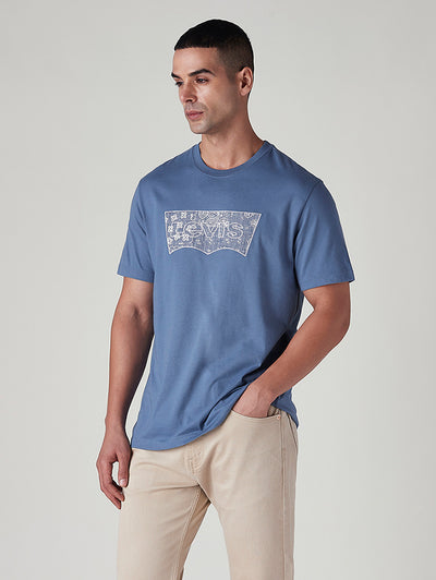 Men's Logo Printed Regular Fit Jersey T-Shirt-image-7