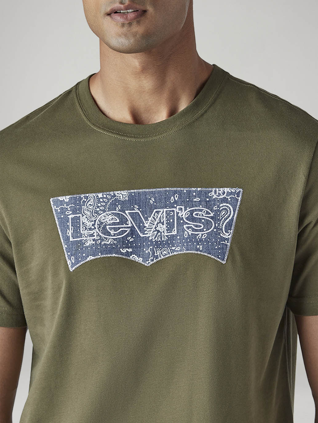 Men's Logo Printed Regular Fit Jersey T-Shirt - 20 View