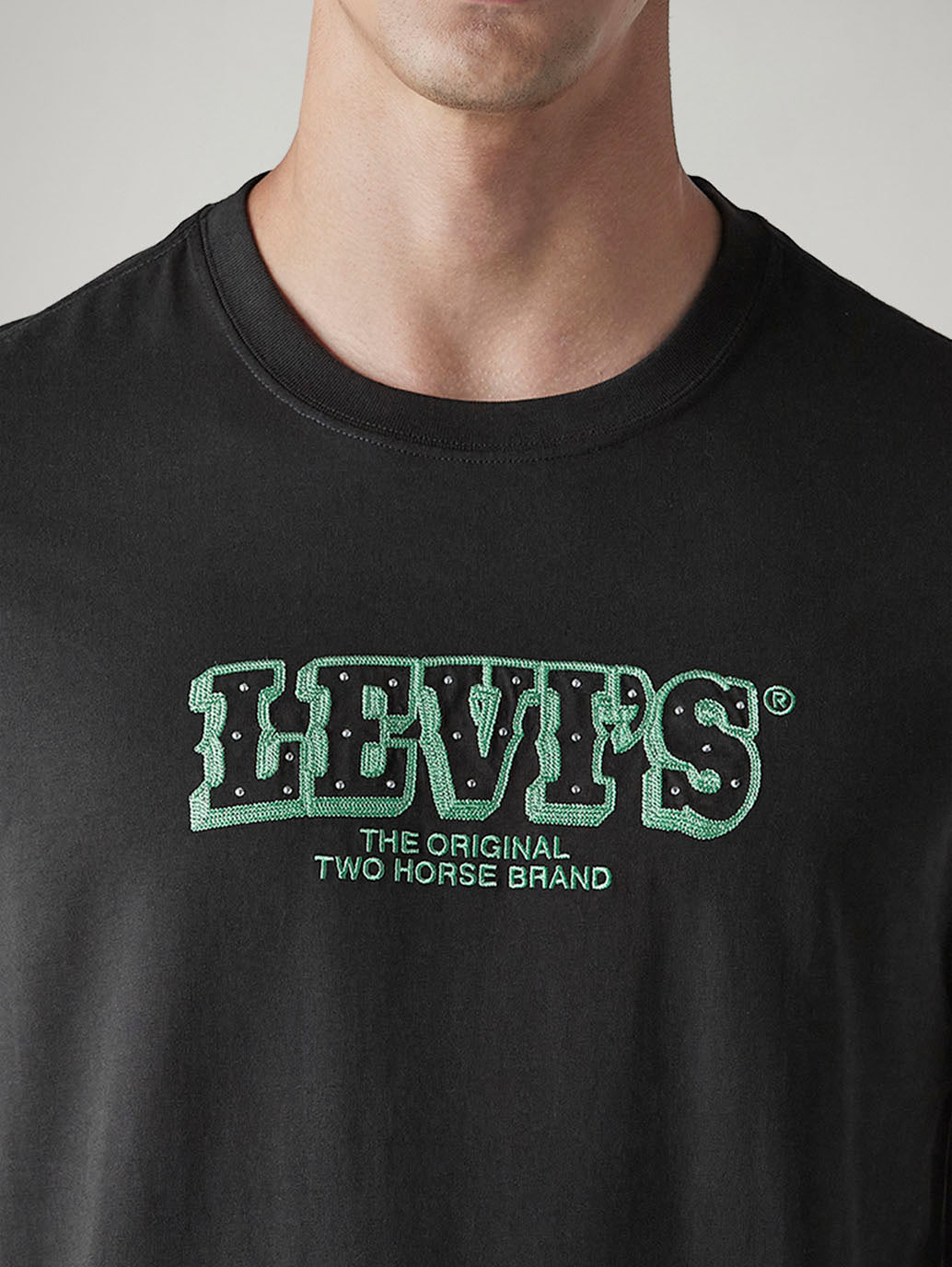Men's Graphic Print Regular Fit Jersey T-Shirt - Detail View