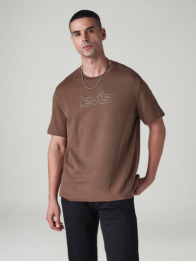 Men's Logo Printed Regular Fit Interlock T-Shirt-image-14