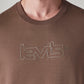 Men's Logo Printed Regular Fit Interlock T-Shirt - Detail View