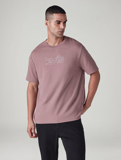 Men's Logo Printed Regular Fit Interlock T-Shirt-image-7