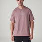 Men's Logo Printed Regular Fit Interlock T-Shirt - Front View